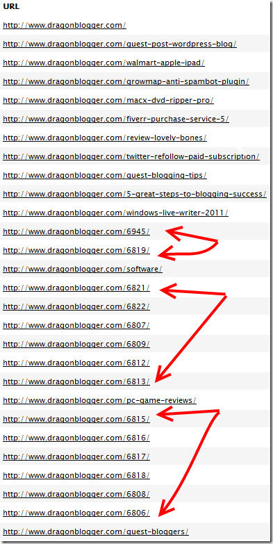 xml sitemap error dragon blogger technology
