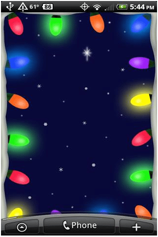 Christmas Lights Live Wallpaper