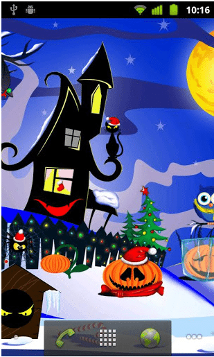 Scary Christmas Live Wallpaper