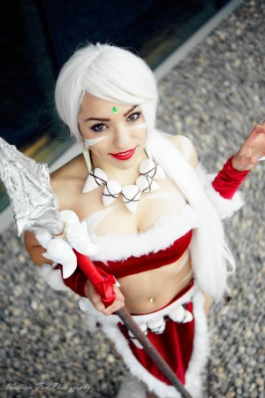League of Legend's Snow Bunny Nidalee Cosplay Lily Stella Cosplay Photographer William Tan Photography Anirevo Winter 2015